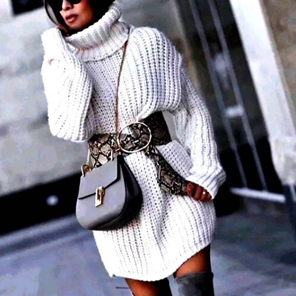 ZARA knit sweater dress